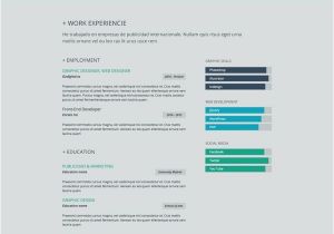 Flat Design Email Template Flat Resume Template 31 Free Samples Examples format