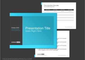 Flat Design Keynote Template Blue and Gray Flat Style Presentation Template for Keynote