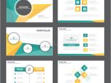 Flat Design Keynote Template orange Green Abstract Presentation Template Infographic