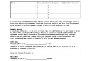 Flatmate Contract Template 40 Free Roommate Agreement Templates forms Word Pdf