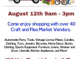 Flea Market Flyer Template Junk In the Truck and Flea Market Flyer Template