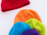 Fleece Hat Template Basic Fleece Hat Pattern and Tutorial