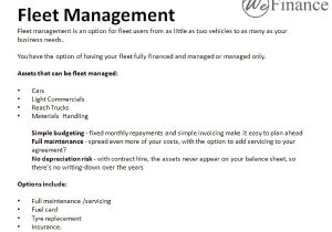 Fleet Management Contract Template 9 Fleet Management Contract Examples Pdf Examples