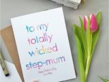 Flower Card for Mom or Grandma totally Wicked Step Mum Mother S Day Card
