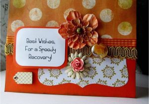 Flower Card Get Well soon Get Well Card Best Wishes for A Speedy Recovery Handmade