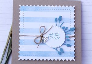Flower Card Get Well soon Recovery Card Get Well soon Blue and White Flowers