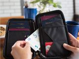 Flower Card Holder Stick Michaels Travel Wallet Family Passport Holder W Rfid Blocking Document organizer Case