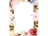 Flower Card Vector Free Download Download Premium Vector Of Blank Floral Frame Card