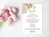 Flower Decoration Visiting Card Design Pin by Elegant On Coral Wedding Details Card Wedding