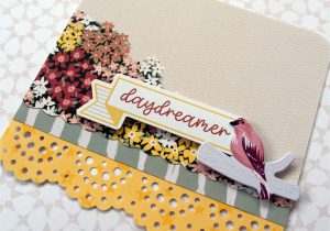 Flower Embellishments for Card Making Patterned Crimson Flower Craft Embellishment Stickers