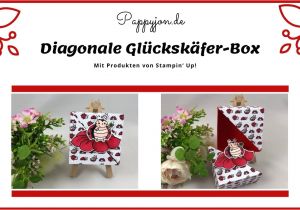 Flower Envelope Card Tutorial Step by Step Diagonale Gluckskafer Box Anleitung Stampin Up