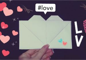 Flower Envelope Card Tutorial Step by Step origami Koverta origami Envelope Heart