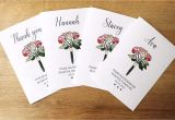 Flower Girl Thank You Card Maid Of Honour Bridesmaid Personalised Thank You Flower Girl