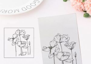 Flower Rubber Stamps Card Making Compare Lotus Flower Clear Stamps Rubber Transparent Stamps