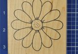 Flower Rubber Stamps Card Making Spring Flower Mounted Rubber Stamp Artful Stamper with