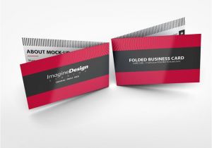 Foldable Business Card Template Folded Business Card Mockup V1 by Idesignstudio Dribbble