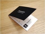 Foldable Business Card Template Folded Business Cards Design