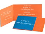 Foldable Business Card Template Singapore Printing Service Aceprint