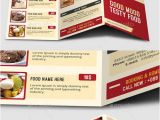 Folded Menu Template Graphicriver Tri Fold Restaurant Foods Menu