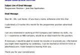 Follow Up Email after Job Application Template Follow Up Email Template 6 Premium and Free Download