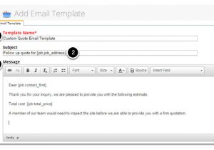 Follow Up Quote Email Template How to Create An Email Template Informing Clients Of Your