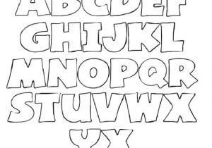 Font Templates to Print Alphabet Font Templates My Traceables Letter Stencils