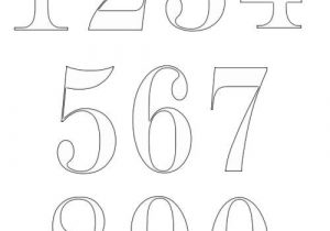 Font Templates to Print the 25 Best Number Fonts Ideas On Pinterest Number