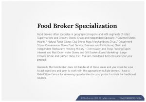 Food Broker Contract Template Food Broker Contract Template Food Broker Overview 8 728