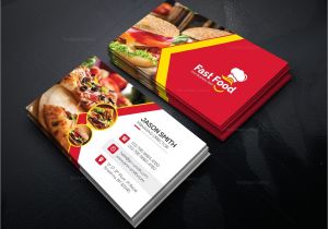 Food Business Cards Templates Free Fast Food Business Card Template 000511 Template Catalog