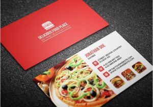 Food Business Cards Templates Free Template De Cartao De Visita Para Restaurante Psd Gratis