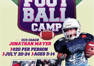 Football Camp Flyer Template Free Youth Football Camp Flyer Template Pictures to Pin On