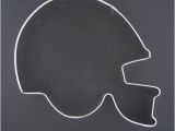Football Cookie Cutter Template Football Helmet 4 5 Quot Metal Cookie Cutter Birthday Party