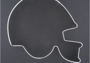 Football Cookie Cutter Template Football Helmet 4 5 Quot Metal Cookie Cutter Birthday Party