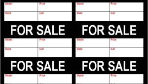 For Sale Tags Templates for Sale Tag Flyer Freewordtemplates Net