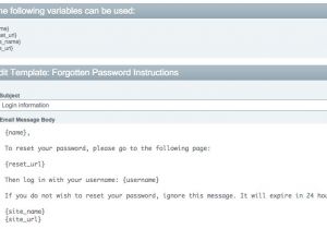 Forgot Password Email Template Cartthrob forgot Password Email Notification Not