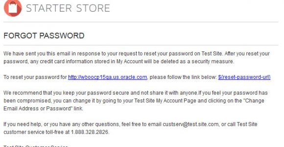 Forgot Password Email Template forgot Your Password Email Template
