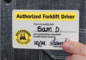 Forklift Certification Wallet Card Template Free forklift Certification Cards Blank Bing Images