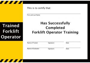 Forklift Certification Wallet Card Template Free forklift Certification forklift Training Whiz