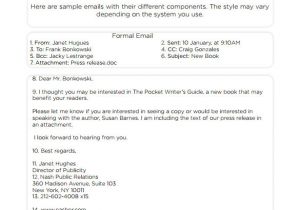 Formal Email Template Pdf 8 Sample Professional Email Templates Pdf