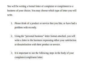 Formal Letter Of Complaint to Employer Template 19 Letter Of Complaint Templates Doc Pdf Free