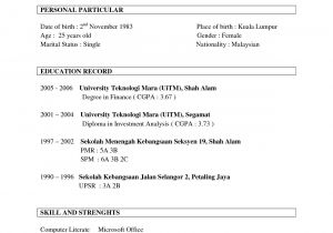 Format Of Job Application Resume format Of Resume for Job Application to Download Data