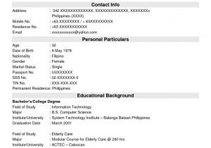 Format Of Job Application Resume Resume format for Job Resumeformat 2 Resume format