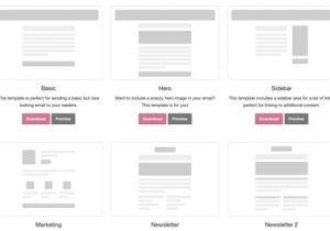 Foundation Email Templates 175 Free Responsive Email Templates Practical Ecommerce