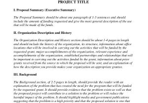 Foundation Proposal Template Grant Writing Template 8 Free Word Pdf Ppt Documents