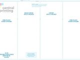 Four Fold Brochure Template Indesign Brochure Templates Central Printing