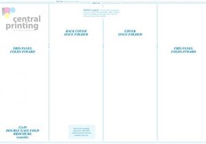 Four Fold Brochure Template Indesign Brochure Templates Central Printing