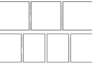 Four Panel Comic Strip Template Comic Strip Templates 3 Panel and 4 Panel by Rcdg On