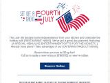 Fourth Of July Email Template July 2017 Marketing and Holiday Planning Constant