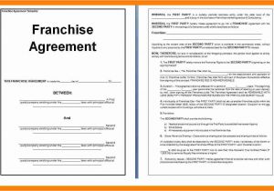 Franchise Brochure Templates Agreement Free Franchise Agreement Template Franchise