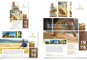 Free Agriculture Flyer Templates Farming Agriculture Flyer Ad Template Design